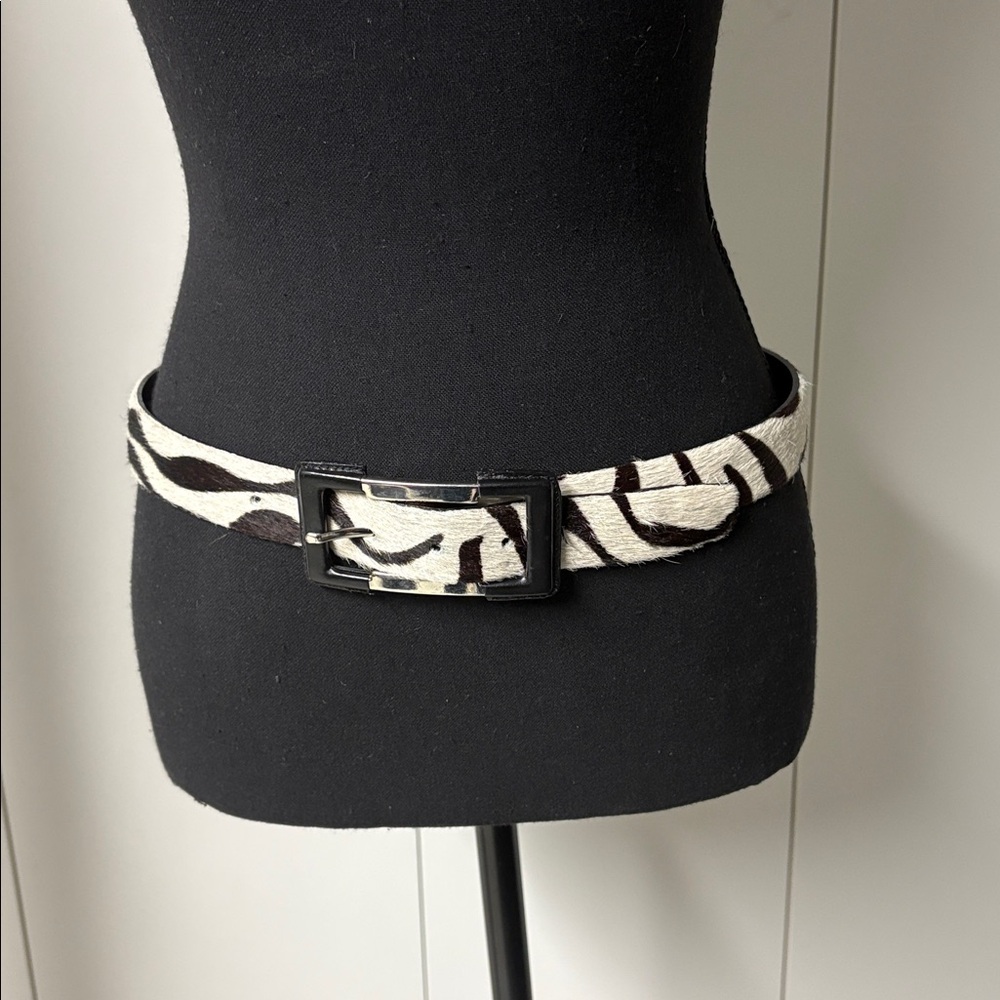 Carlisle Black Leather Belt